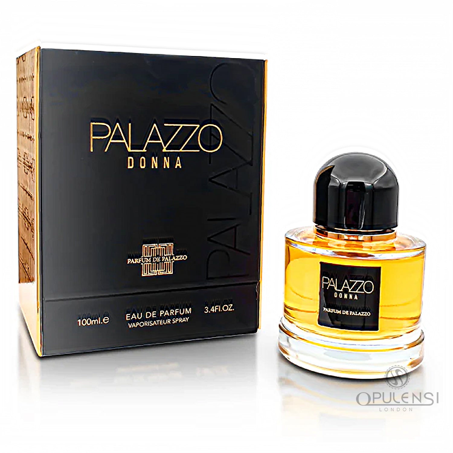 Palazzo Donna EAU De Parfum 100ml for Women bottle and box opulensi