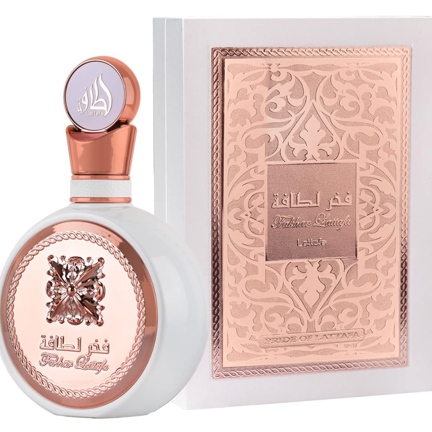 Fakhar Lattafa (Stolz von Lattafa) Roségold und Weiß – Eau de Parfum 100 ml – Für Frauen von Lattafa