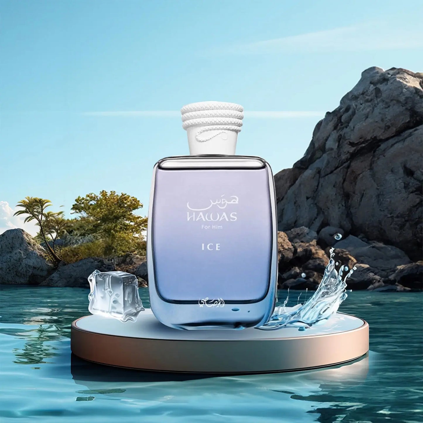Hawas Ice by Rasasi for Men 100ml beach banner