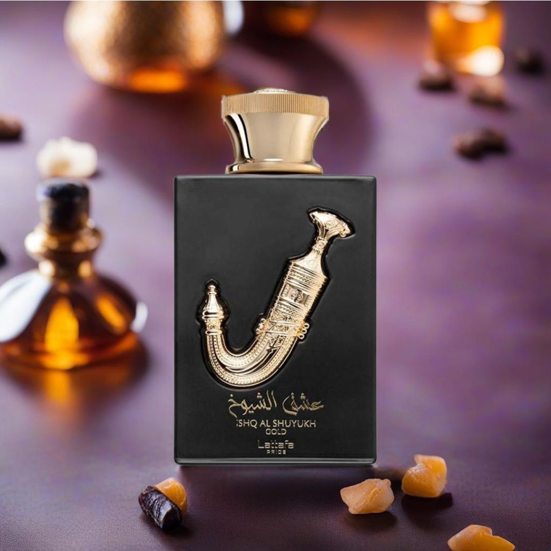 Lattafa Pride Ishq Al Shuyukh Gold 100ml caramel banner