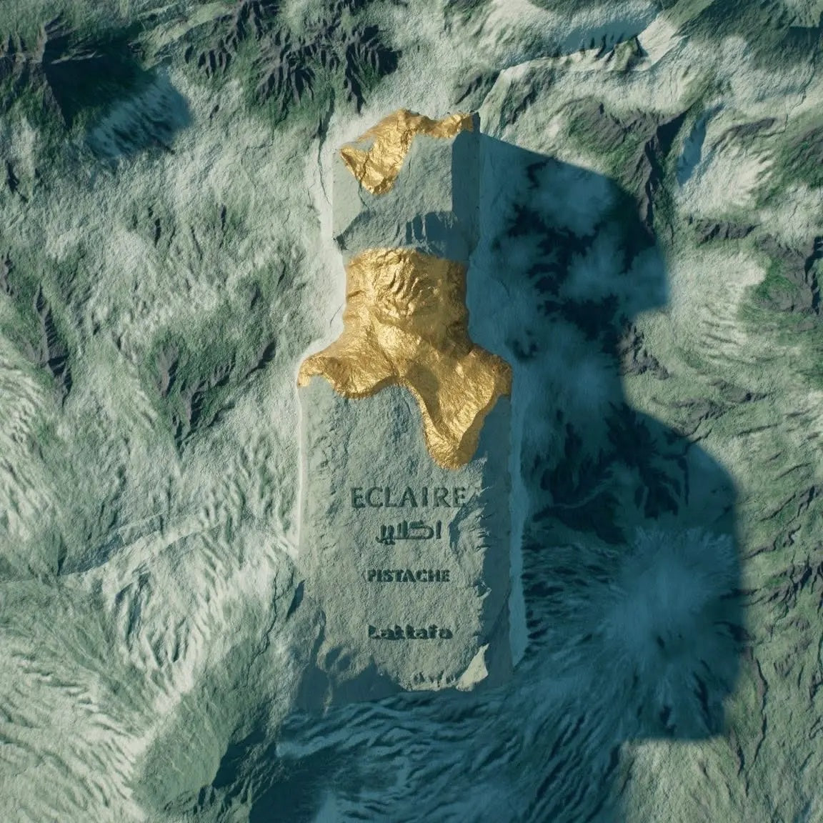 Lattafa  Eclaire Pistache background