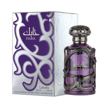 Lattafa Habik for Men Eau de Parfum 100ml box and bottle front view