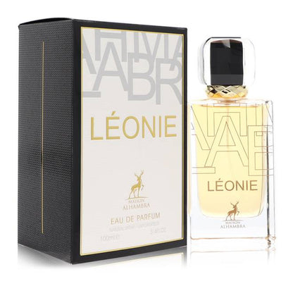 Léonie 100ml EDP by Maison Alhambra bottle and box