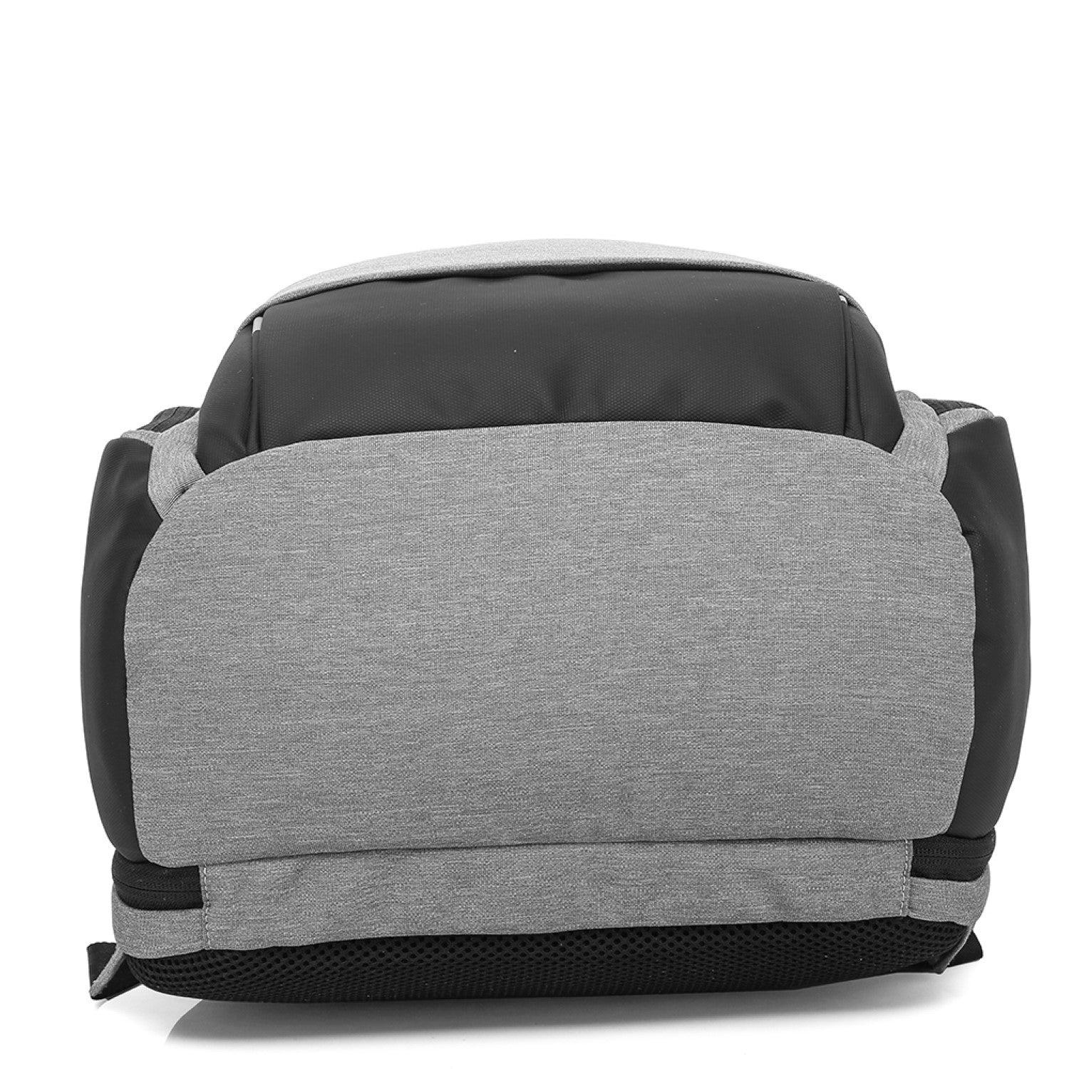Gray and black backpack on a white background best travel laptop backpack multi-functional