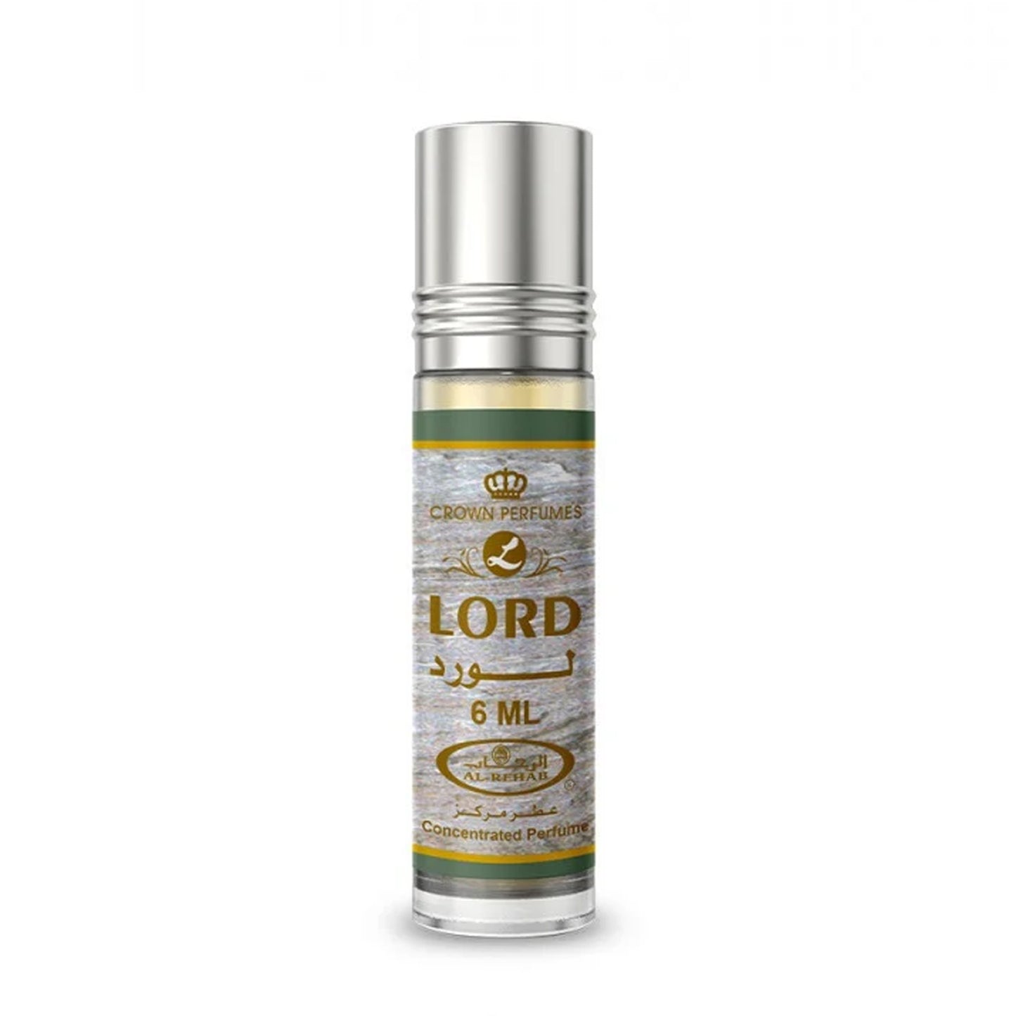 Al-Rehab Lord 6ml concentrated Roll on Oil Perfume bottle