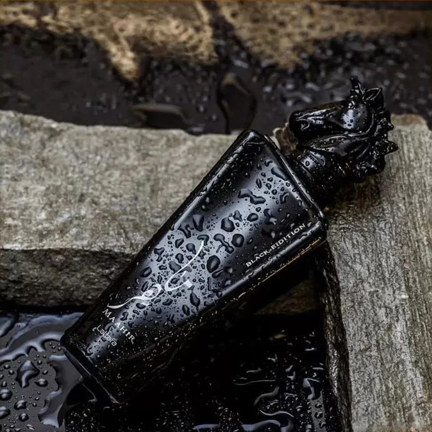 Maahir BLACK EDITION 100ml Eau de Parfum Lattafa - Spicy, Sweet, Amber & Woody