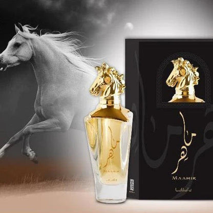Maahir – GOLD 100 ml Eau de Parfum Lattafa – Unisex – Blumig, holzig, fruchtig, süß und moschusartig