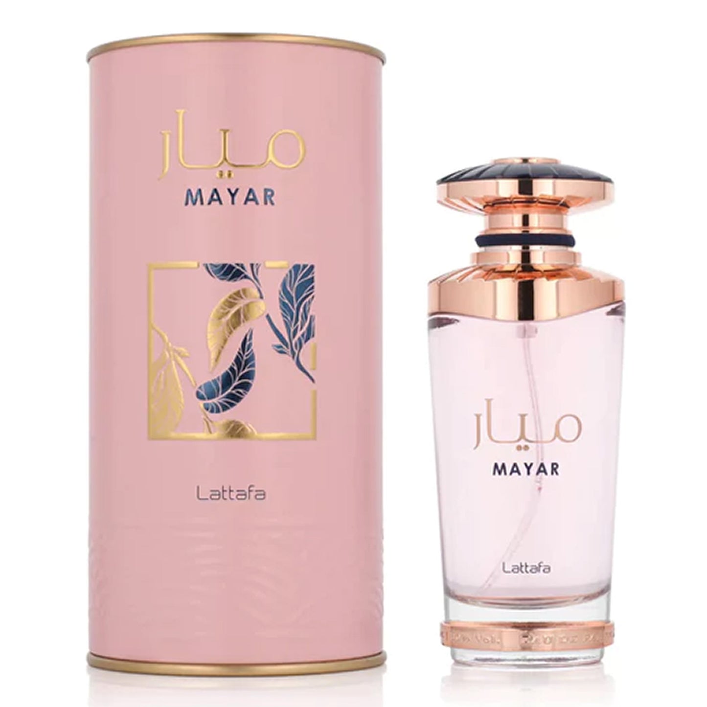 Mayar Eau De Parfum 100ml By Lattafa bottle and box