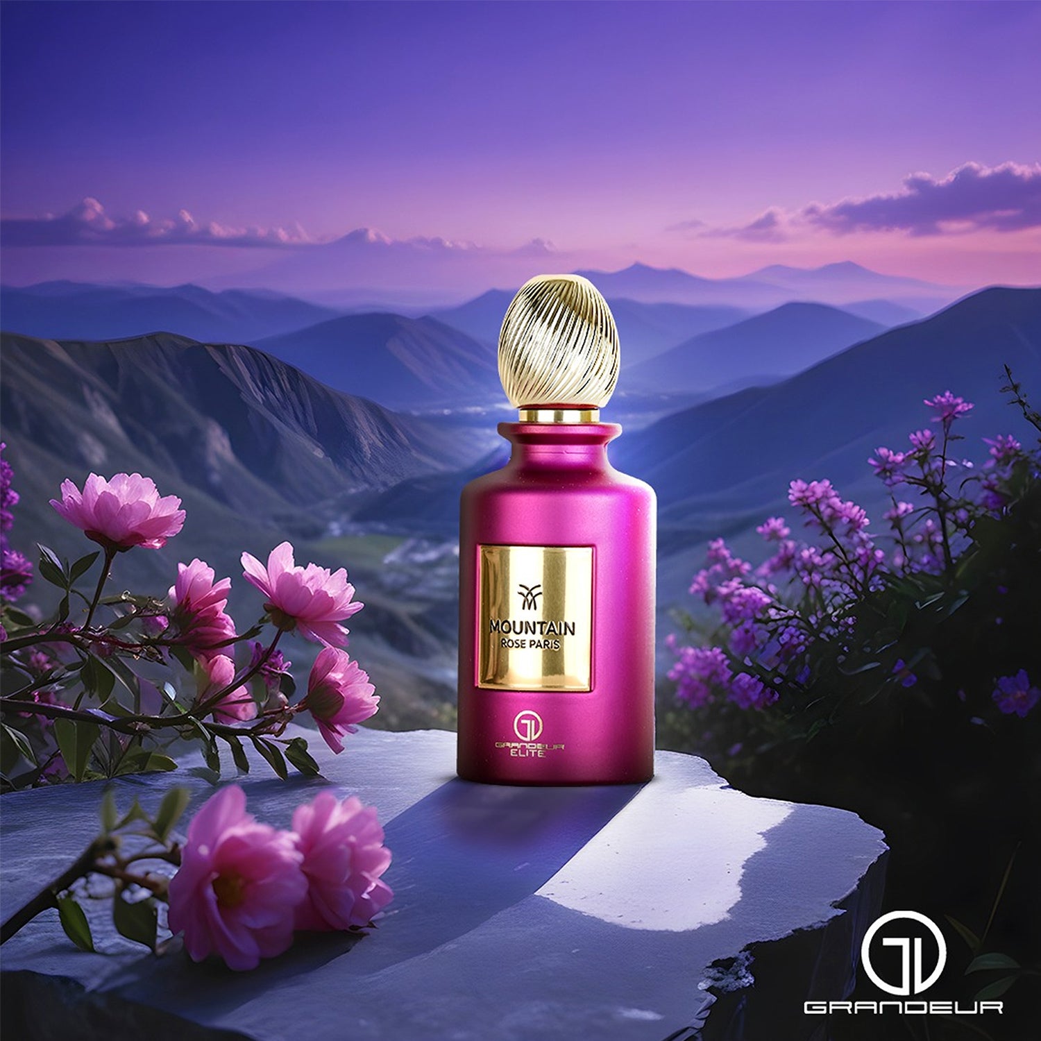 Mountain Rose Paris EDP perfume by Grandeur Al Watania banner