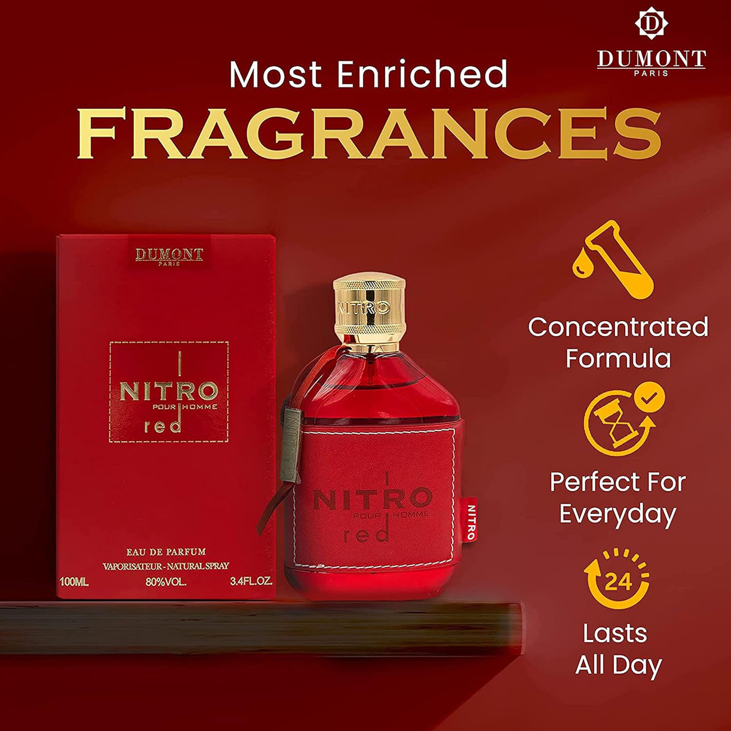 Nitro Red 100 ml EDP von Dumont Paris