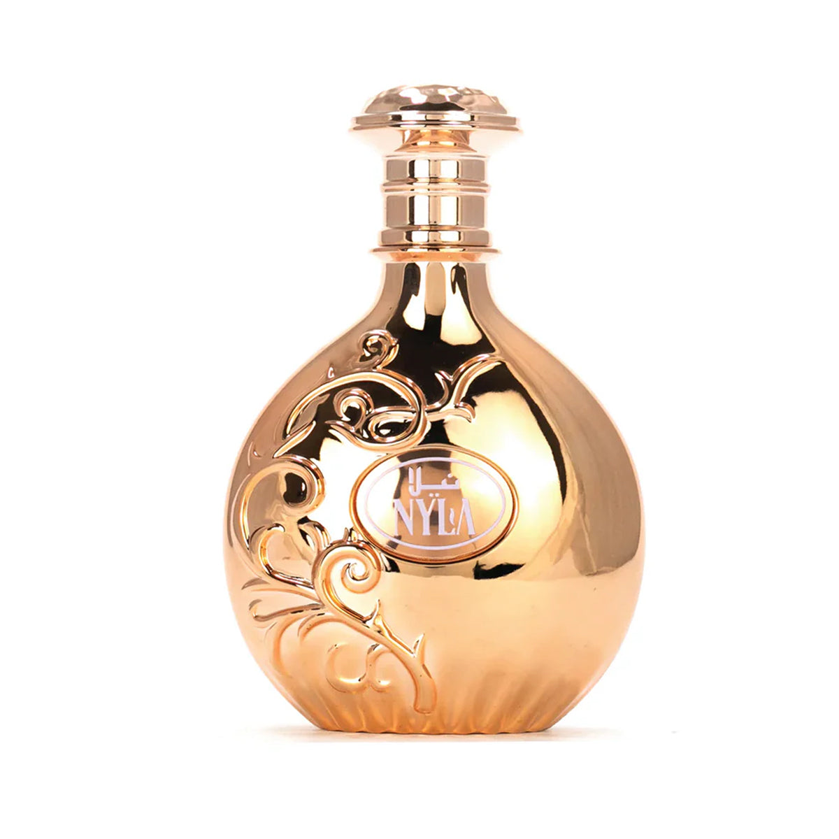 Nyla 80ml EDP by Arabiyat Prestige bottle on white background