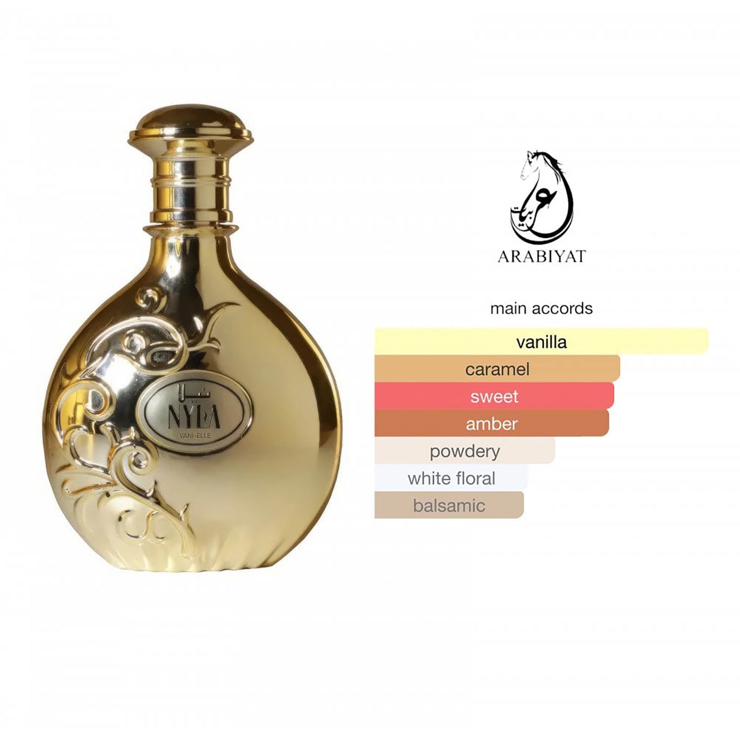 Nyla 80ml EDP by Arabiyat Prestige scent profile authentic bottle from opulensi retailer