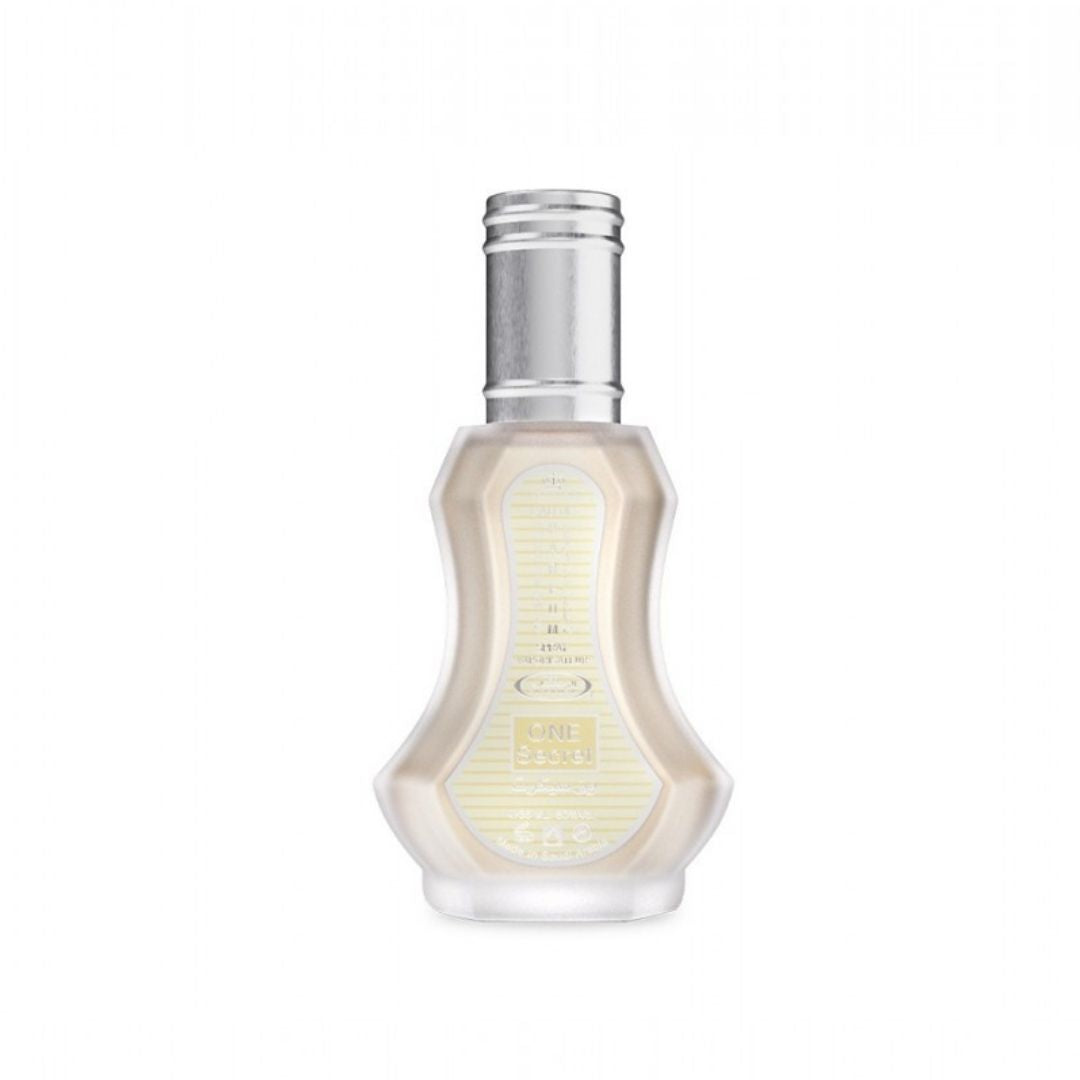 One Secret 35ml EDP Spray Al Rehab bottle front view