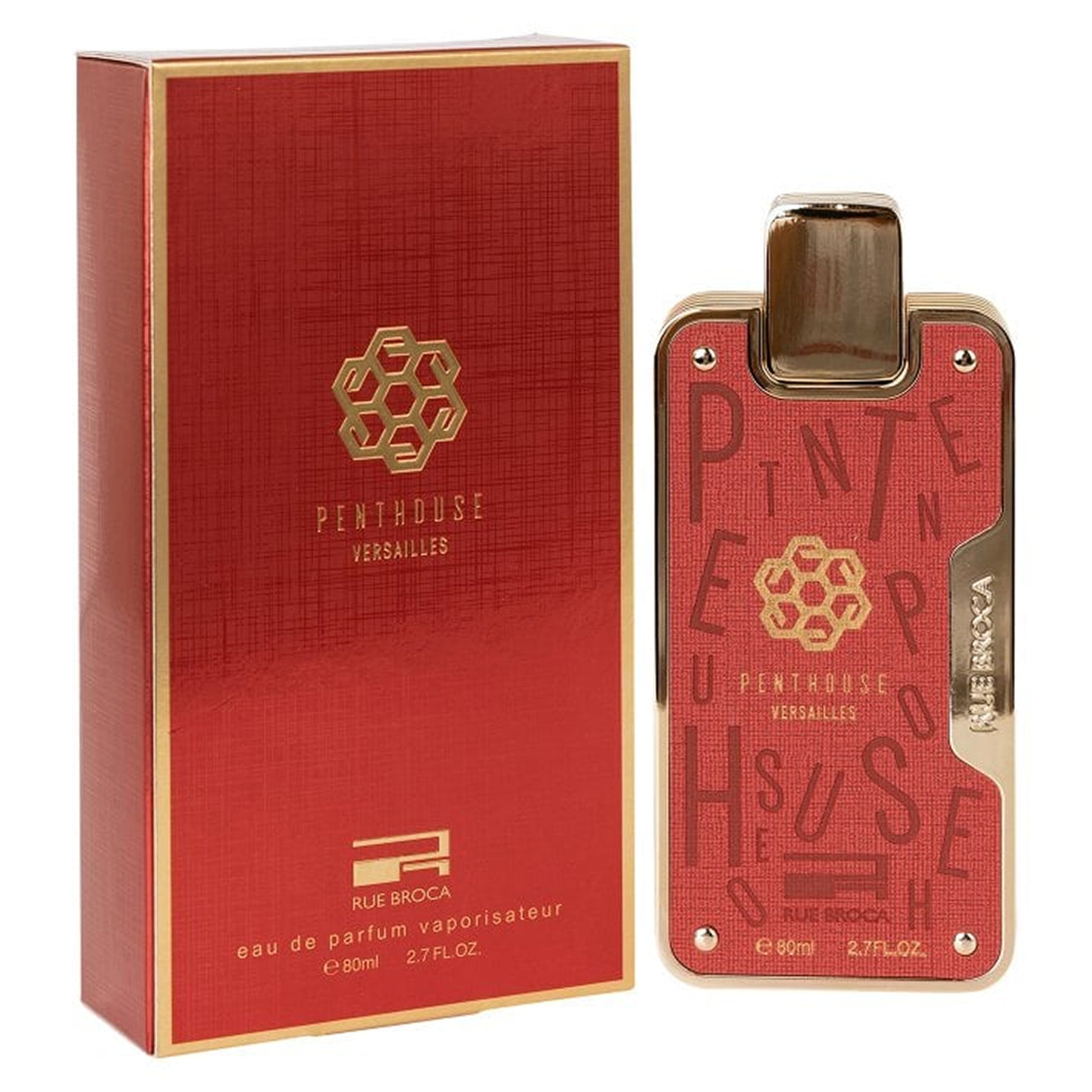 Penthouse Versailles EDP 80ml by Rue Broca bottle right of box