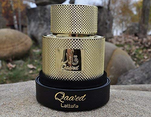 Lattafa Qaa’ed Eau de Parfum 100ml Lattafa Gold on the rocks lifestyle