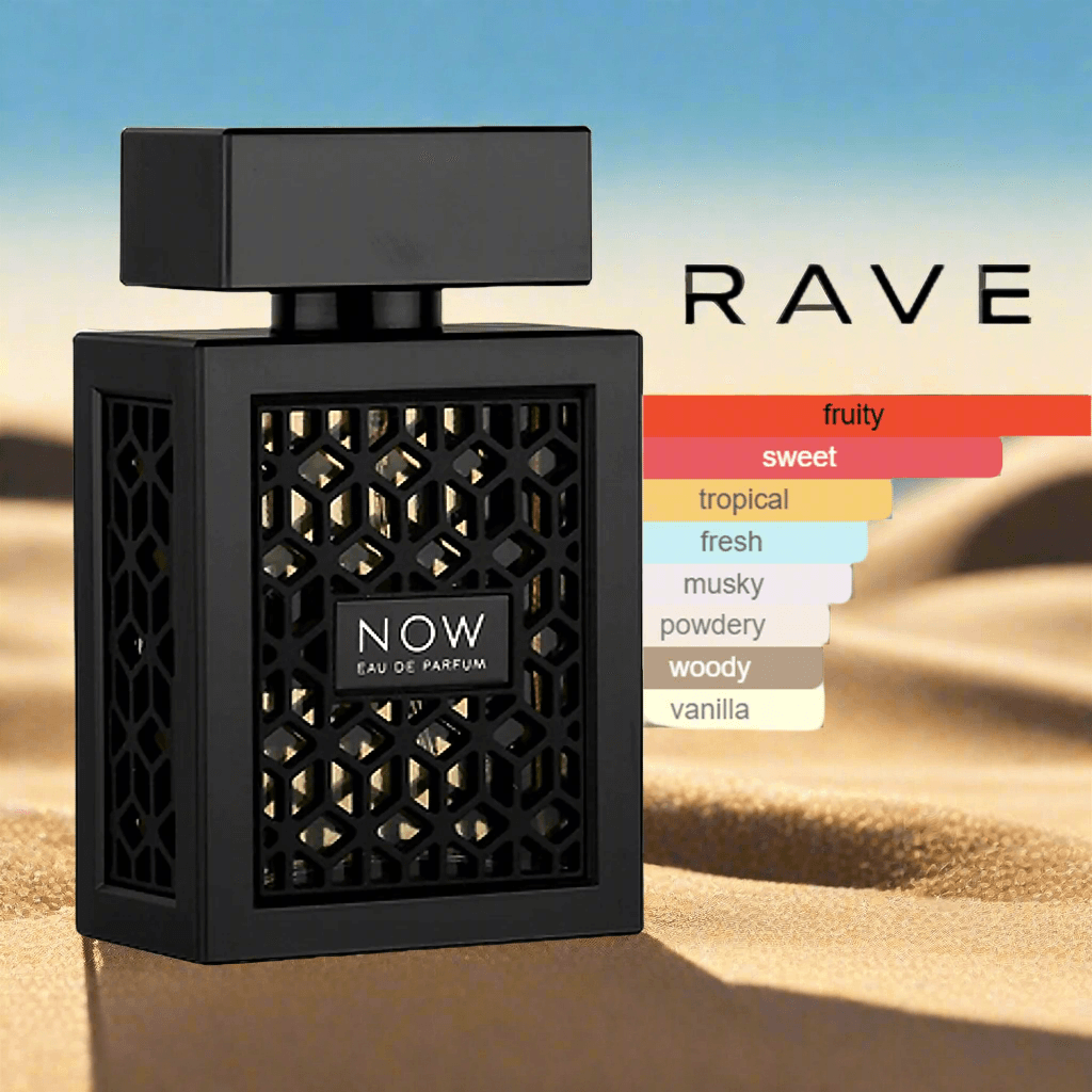 Rave Now Eau de Parfum 100ml perfume scent profile diagram