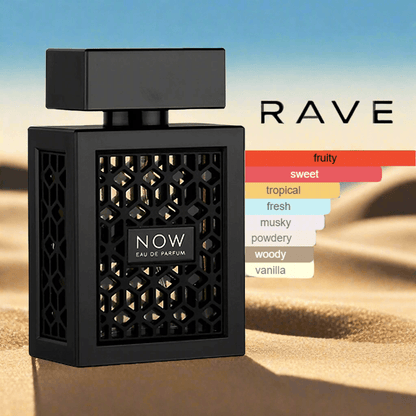 Rave Now Eau de Parfum 100ml perfume scent profile diagram