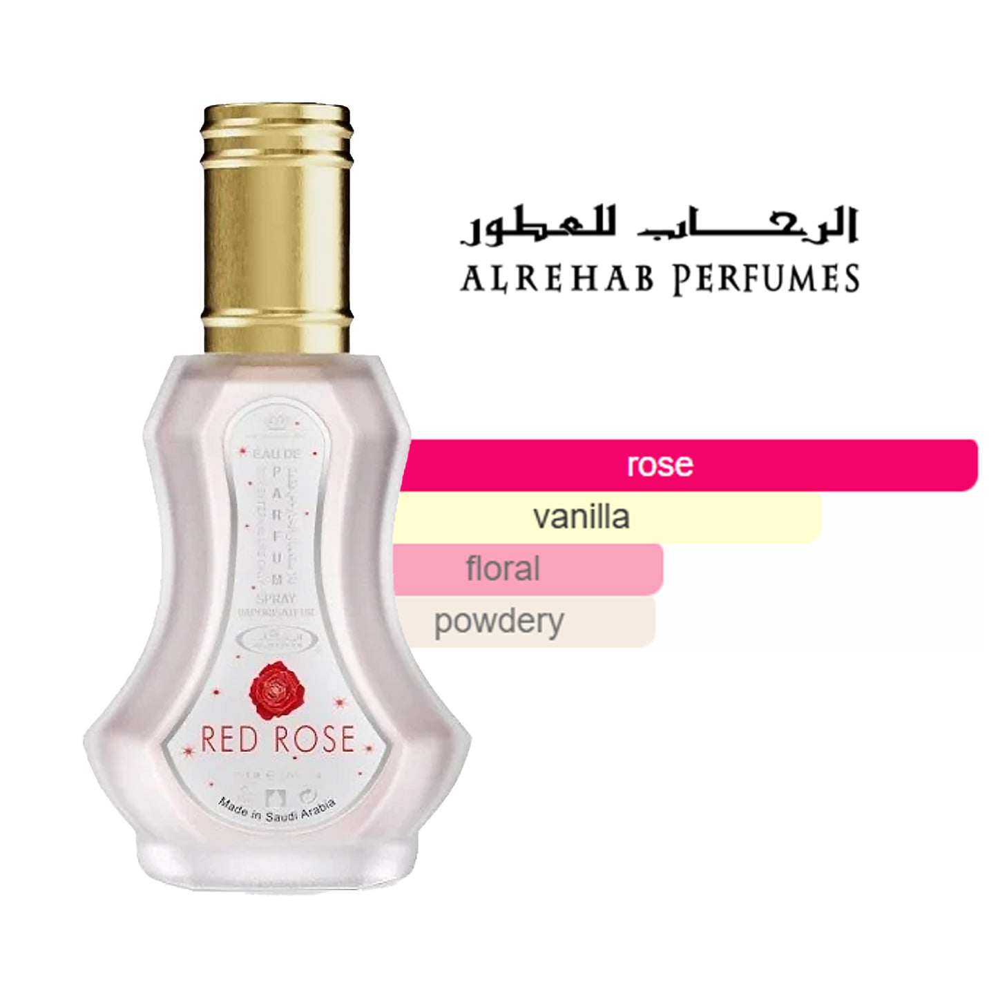 Red Rose EDP 35 ml von Al-Rehab – Blumiges Parfüm für Damen