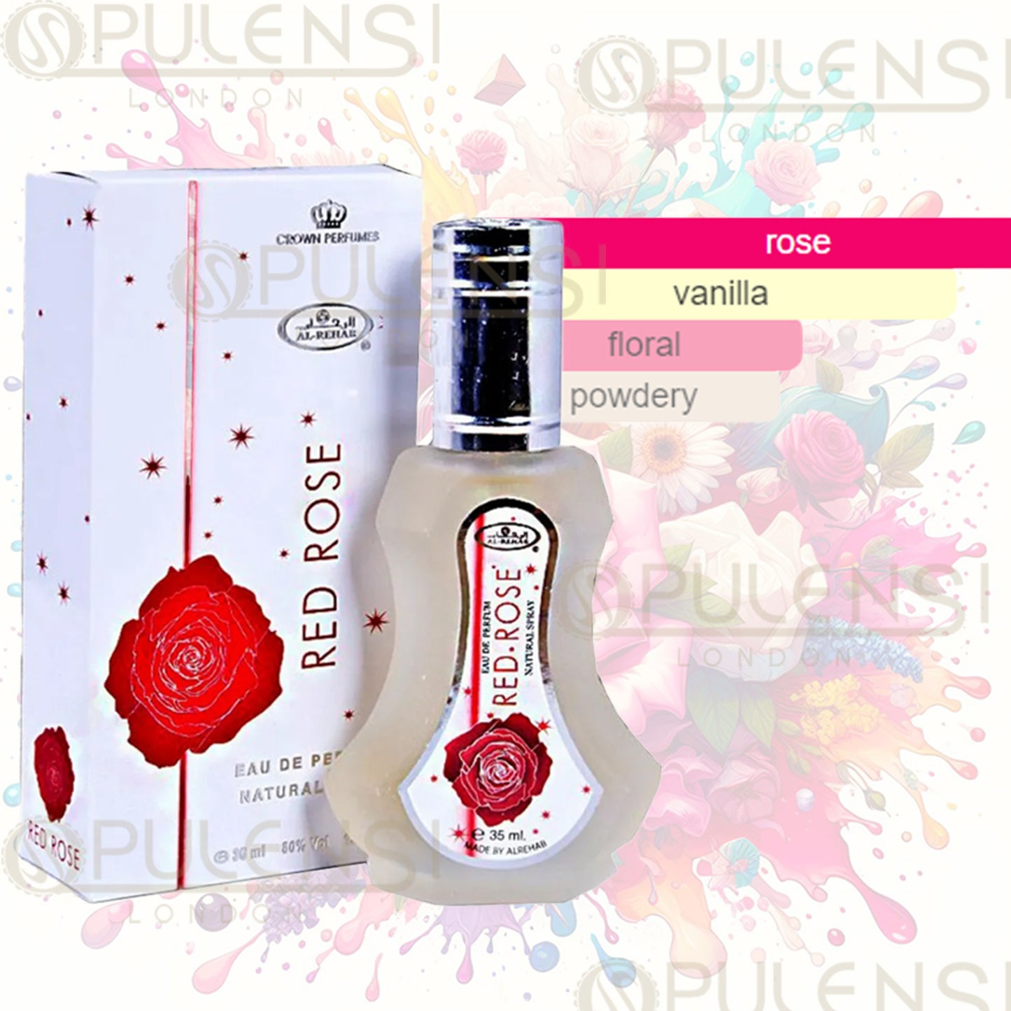 Red Rose EDP 35 ml von Al-Rehab – Blumiges Parfüm für Damen
