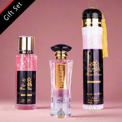 Rose Paris Night Collection 3-teiliges Geschenkset Ard al Zaafaran