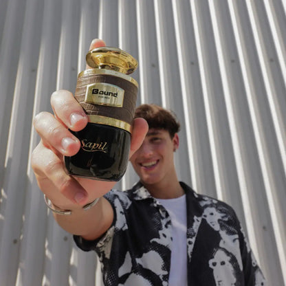 Sapil Bound 100ml Eau de Toilette lifestyle held in hand