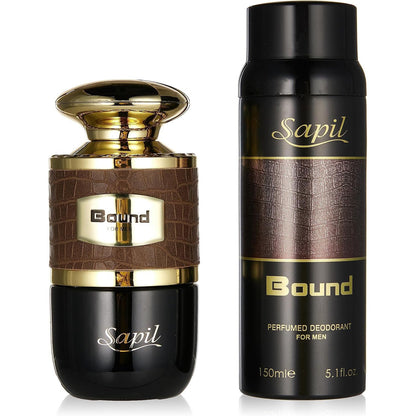 Sapil Bound Gift Set 100ml EDT and 150ml deodorant display