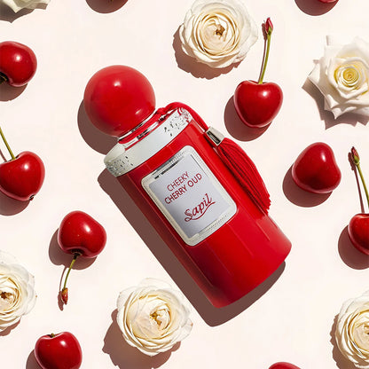 Sapil Cheeky Cherry Oud 100ml Eau de Parfum with roses