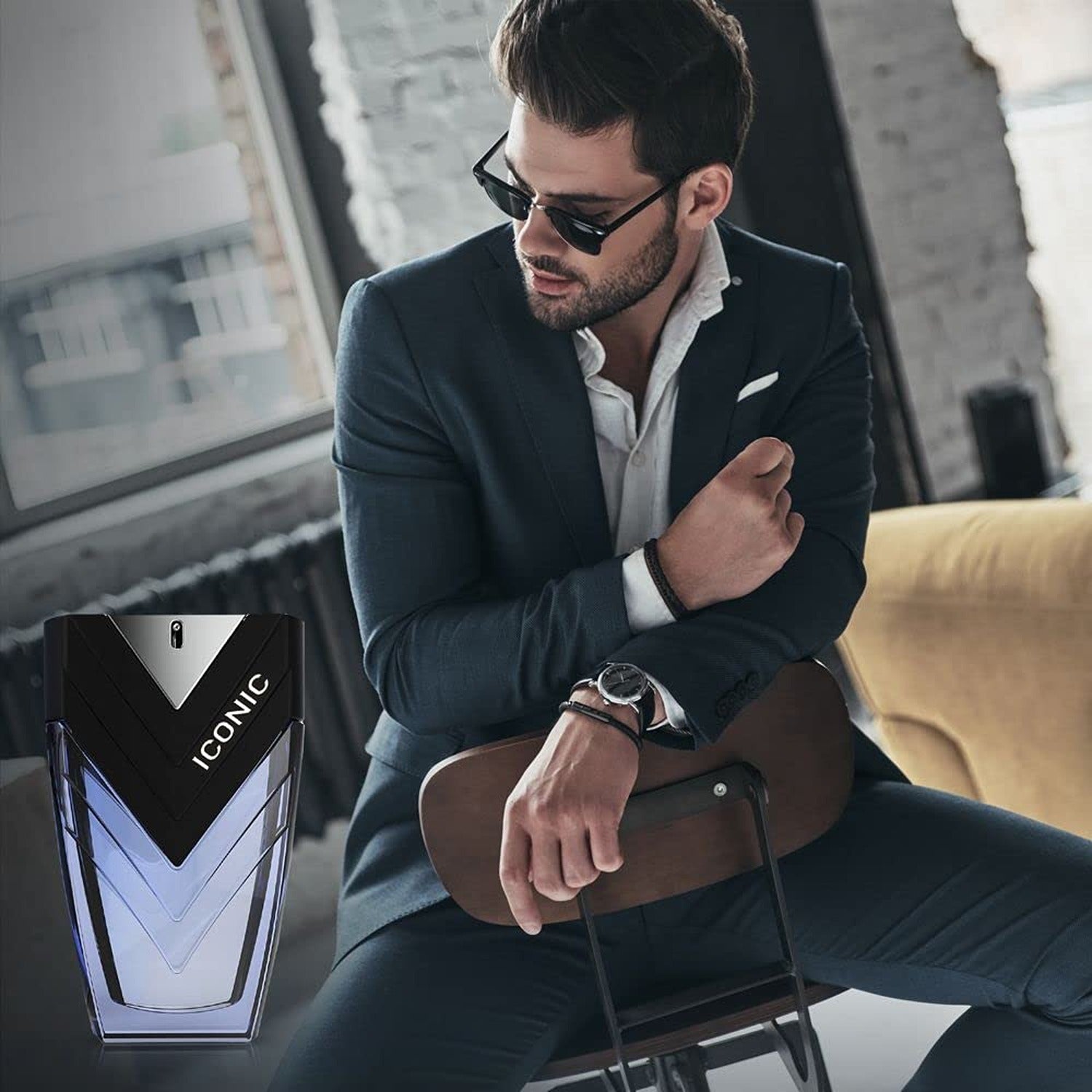 Sapil Iconic 100ml Eau de Parfum and stylish man