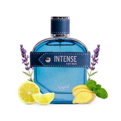 Sapil Intense Man 100ml Eau de Toilette top notes graphic