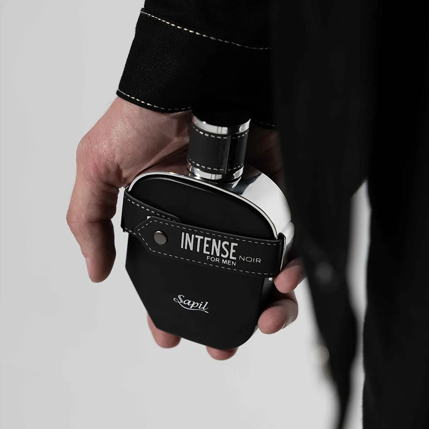 Sapil Intense Noir Eau de Parfum 100ml in hand down shot