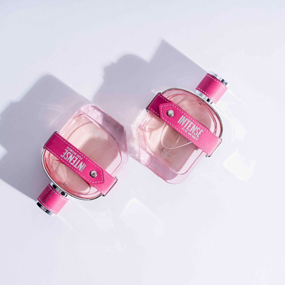 Sapil Intense Women Eau de Parfum 100ml pink aesthetic setup