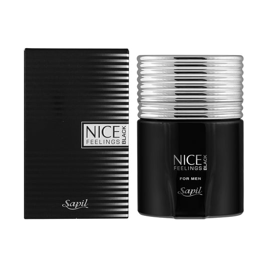Sapil Nice Feelings Black Edition 75ml front view with packaging