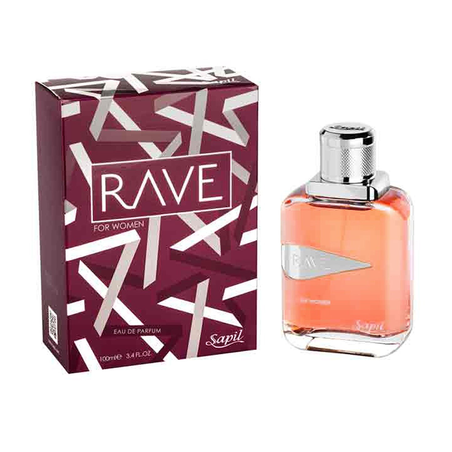 Sapil Rave Women Eau de Parfum 100ml with box and bottle