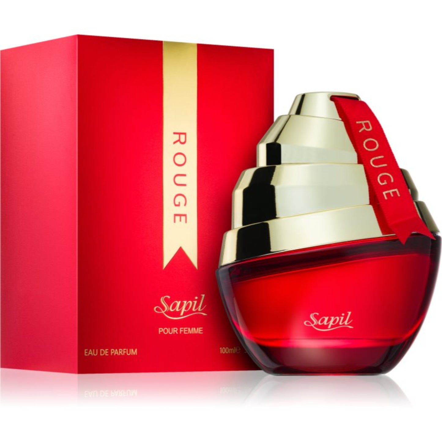 Sapil Rouge Eau de Parfum 100ml fragrance with packaging