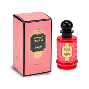 Sapil Royale Charm Eau de Parfum bottle and packaging
