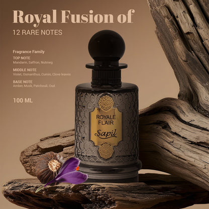 Sapil Royale Flair EDP 100ml Eau de Parfum note breakdown