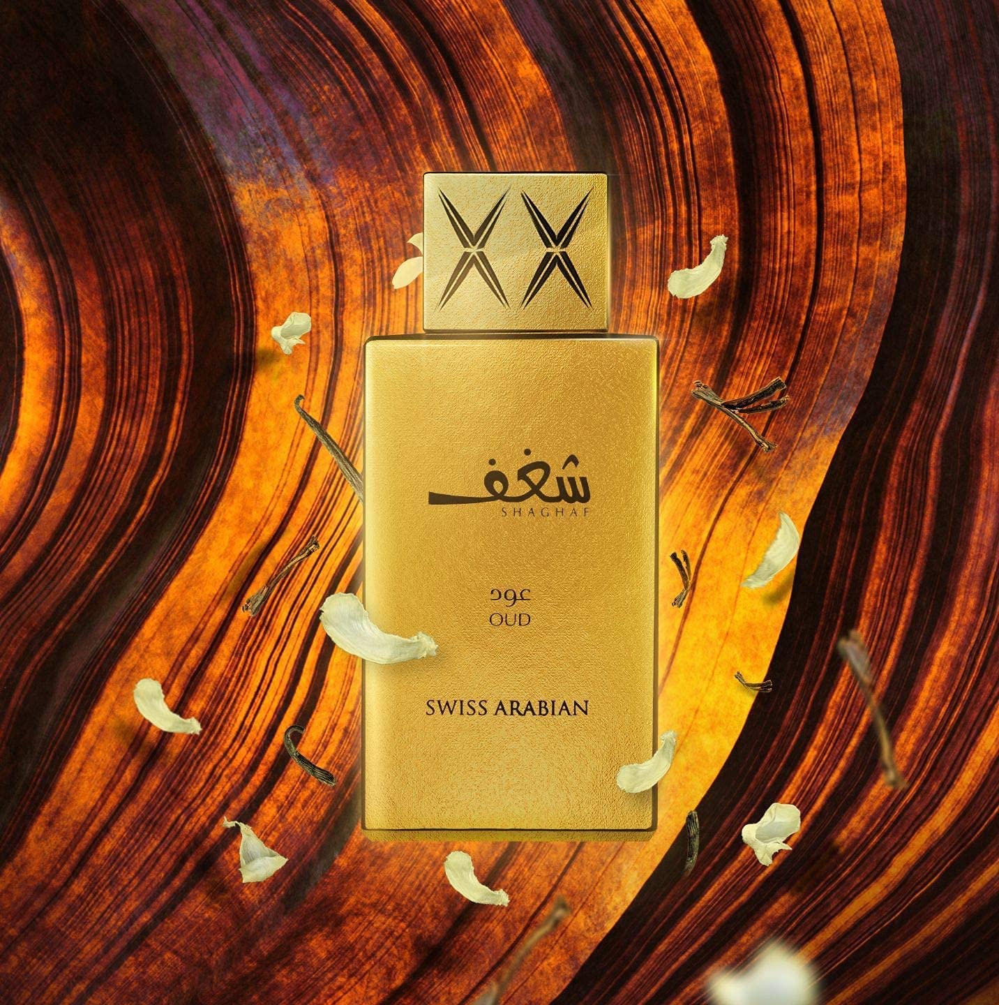 Shaghaf Oud Eau De Perfum 75ml Swiss Arabian woody banner