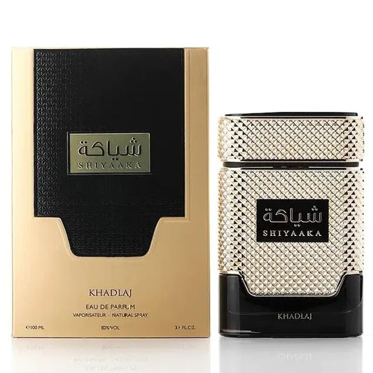Khadlaj Shiyaaka - Gold - EDP 100ml EDP - Long Lasting - Fresh, Floral, Fruity, Green and Amber woody