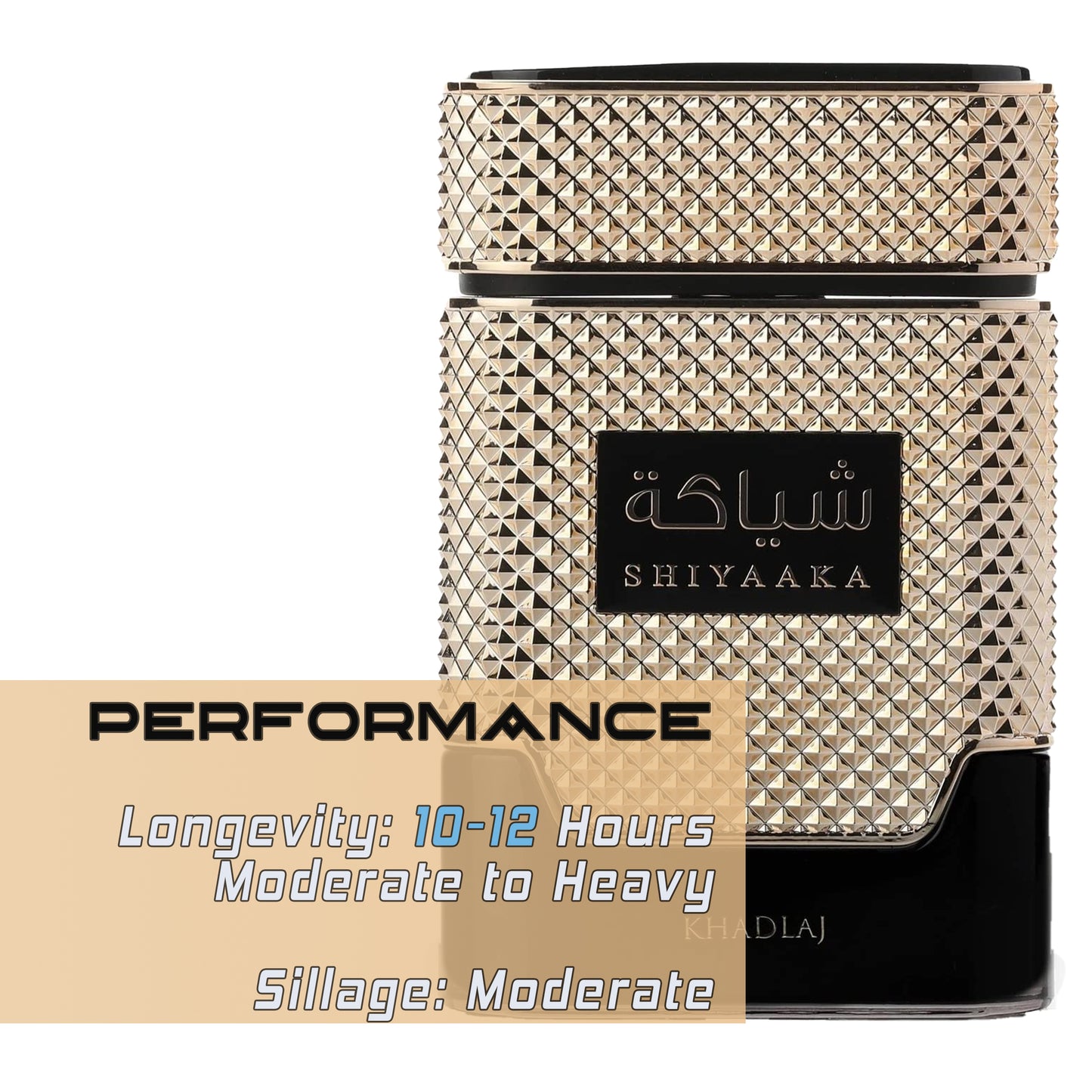 Khadlaj Shiyaaka – Gold – EDP 100 ml EDP – Langanhaltend – Frisch, blumig, fruchtig, grün und bernsteinfarben holzig