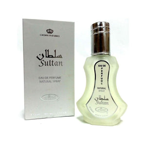 Sultan 35ml Perfume EDP Spray Al Rehab bottle and box
