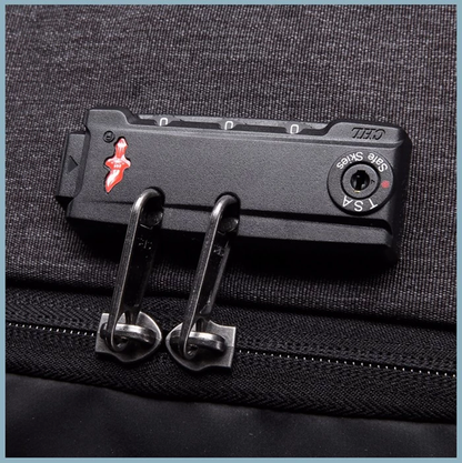 Riseicon Liberty 1 Anti-theft USB charging waterproof laptop backpack - Black