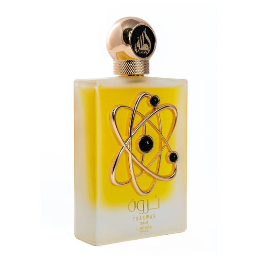 Tharwah Gold 100ml EDP by Lattafa Pride  bottle