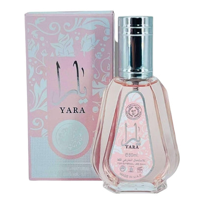 Yara 50ml travel edtion EDP bottle and box