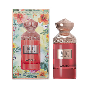 Adyan Azalea Secret Garden 100ml Extrait de Parfum bottle and floral box