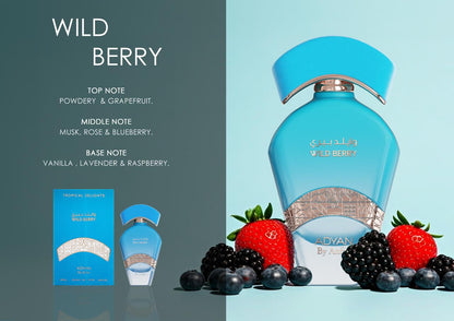 Adyan Wild Berry manufacturer fragrance notes and product presentation
