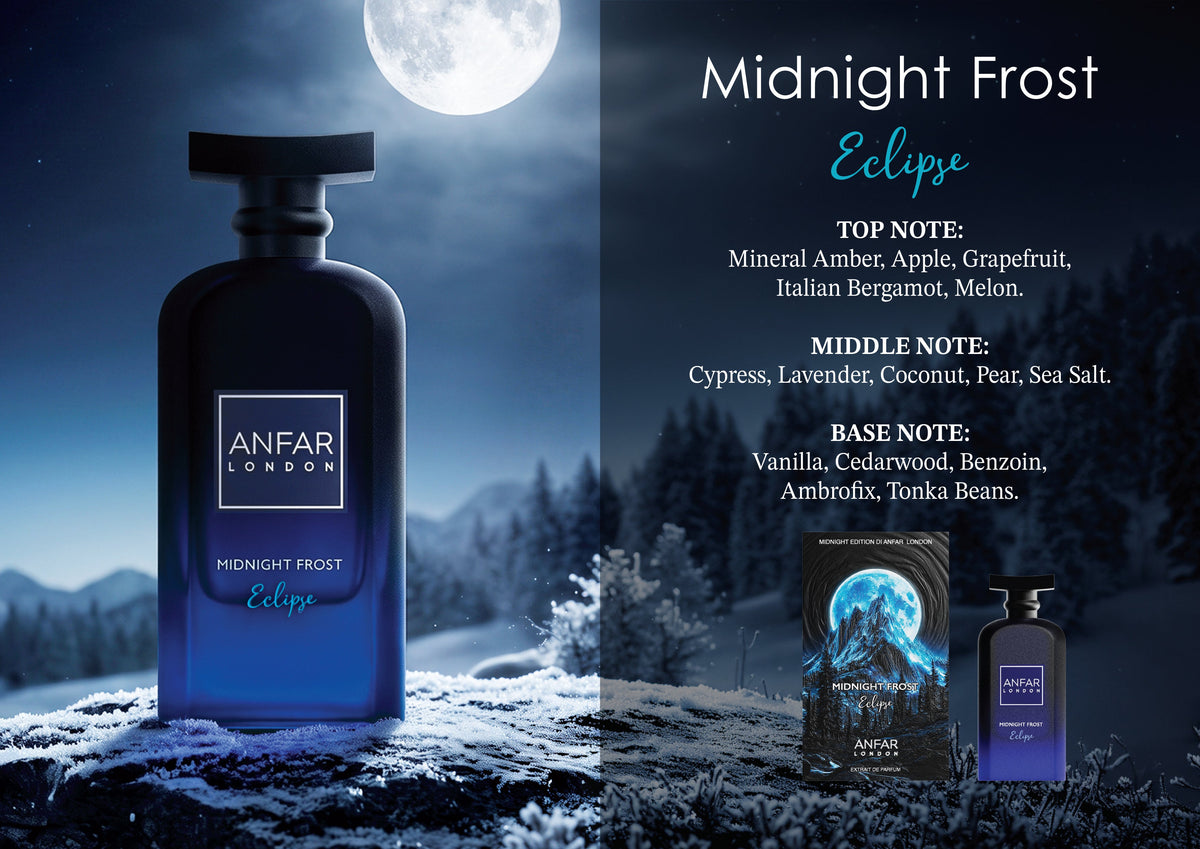 Anfar London Midnight Frost Eclipse 100ml Extrait de Parfum fragrance notes
