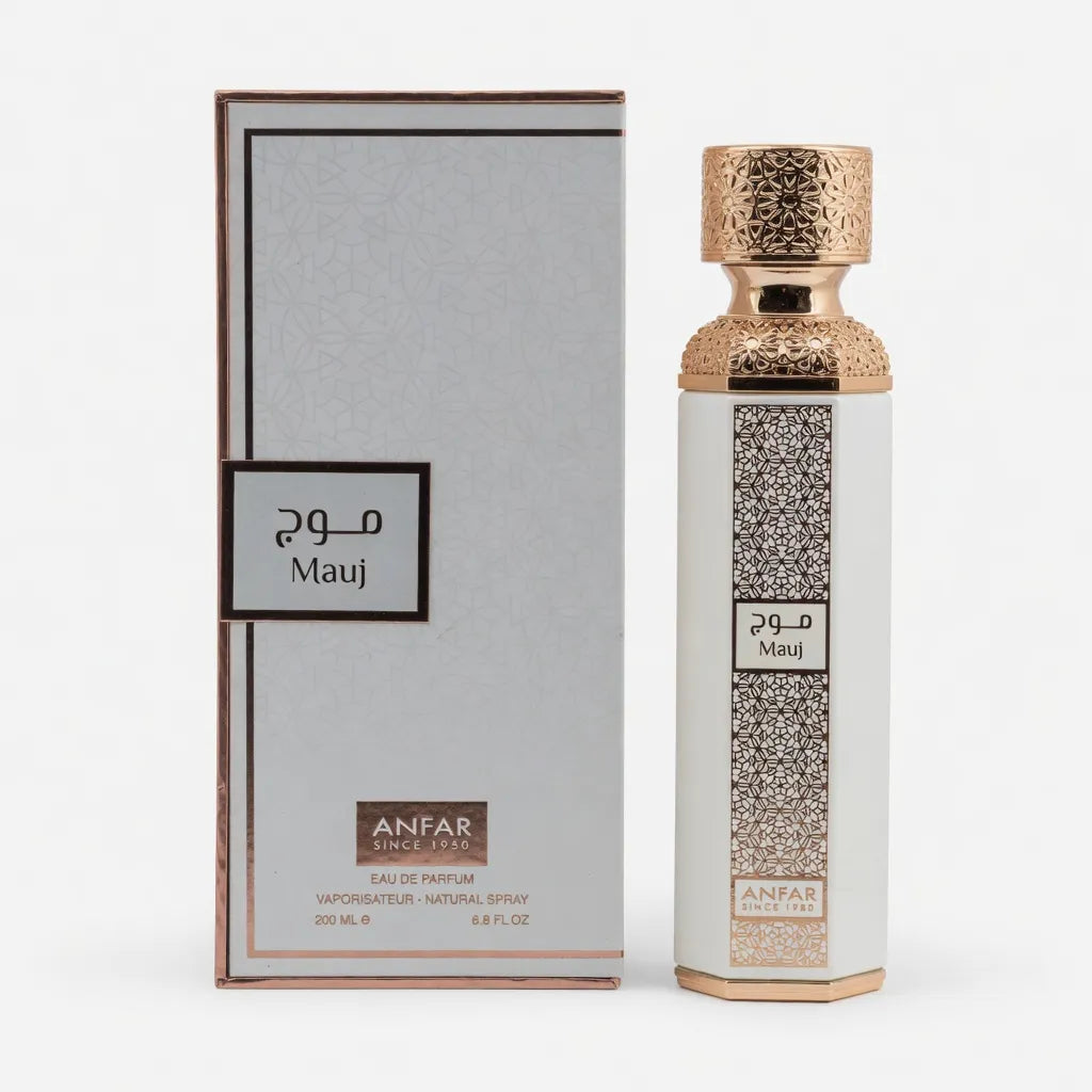 Anfar Mauj 200ml Eau de Parfum bottle and presentation box