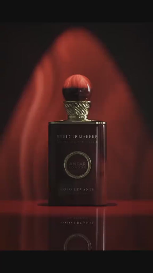 Anfar Rojo Levante 100ml Extrait de Parfum bottle spotlight shot