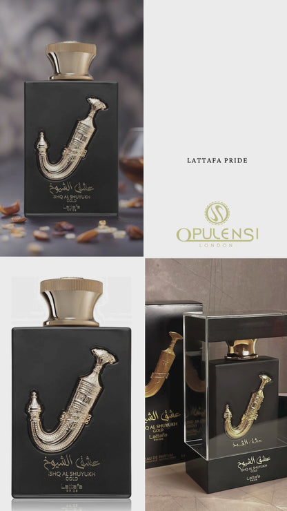 Lattafa Pride Ishq Al Shuyukh Gold 100ml Promo video