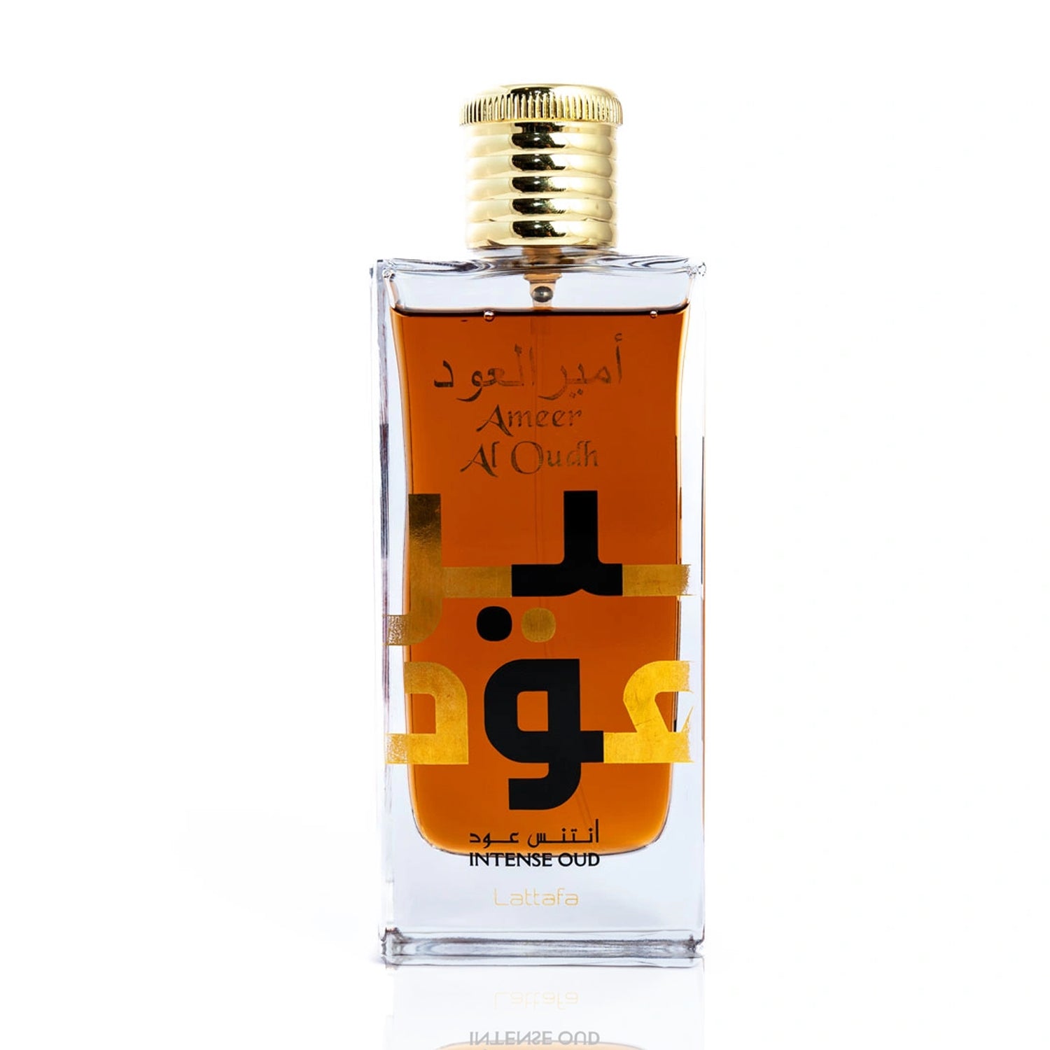 Lattafa Ameer Al Oudh Intense Oud Eau De Parfum - 100ml bottle front view